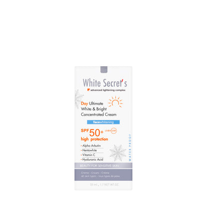 White Secrets SPF50+ Day Ultimate White & Bright Cream 50ml