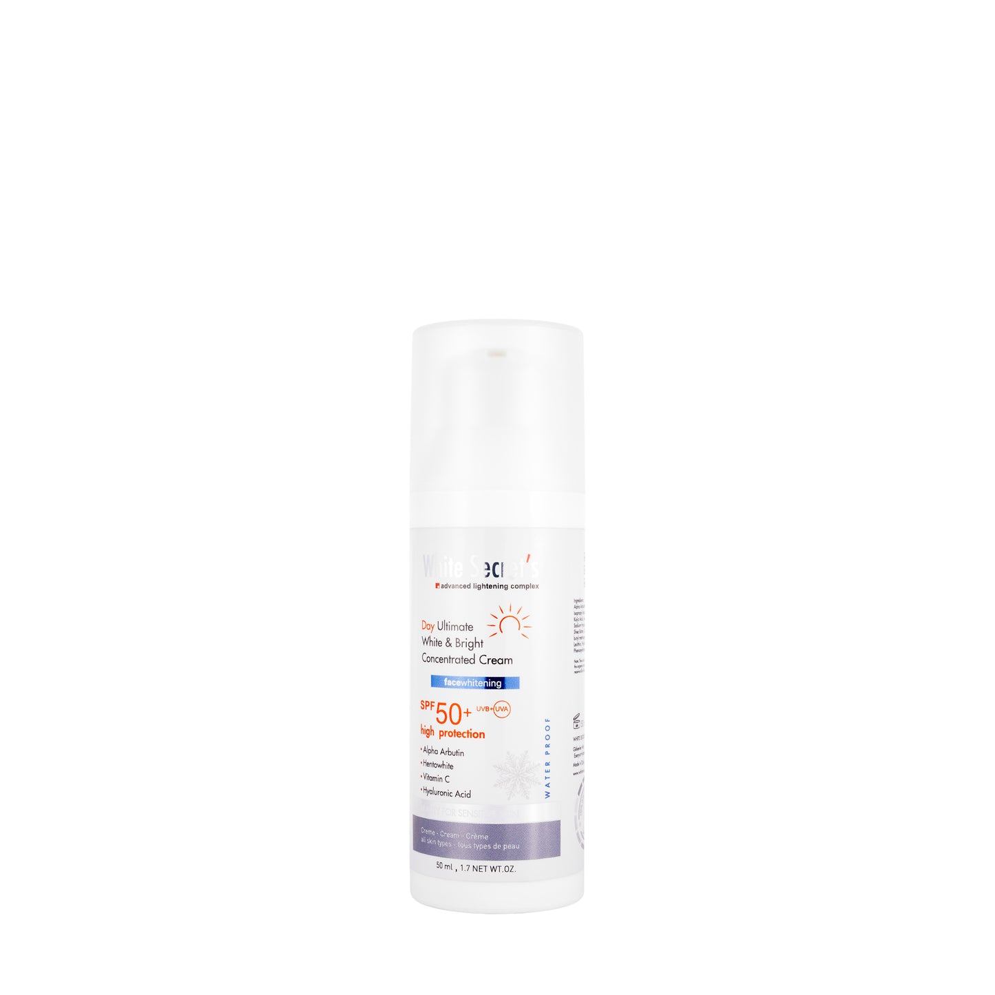 White Secrets SPF50+ Day Ultimate White & Bright Cream 50ml