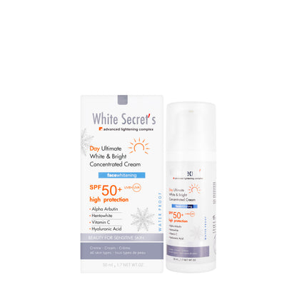 White Secrets SPF50+ Day Ultimate White & Bright Cream 50ml