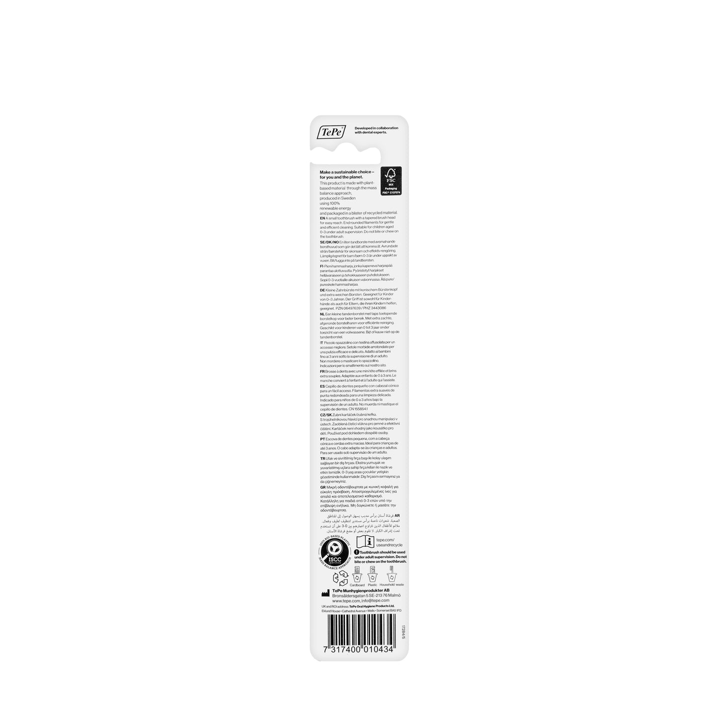Tepe Mini 0-3 Extra Soft Toothbrush