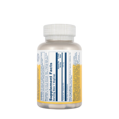 Solaray L-Arginine 500MG 100 Capsules