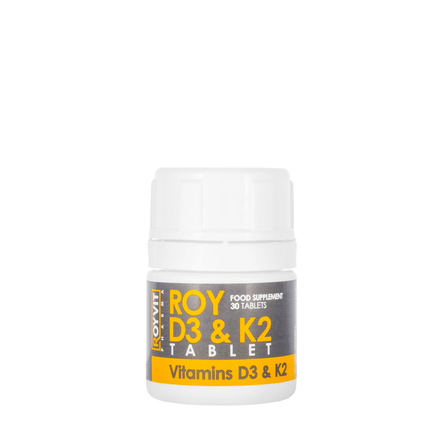 Roy Vit-D3 5000IU + K2 30 Tablets