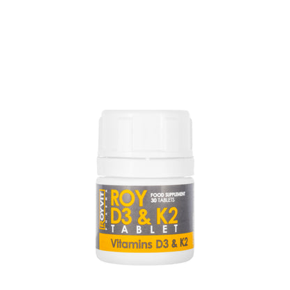 Roy Vit-D3 5000IU + K2 30 Tablets