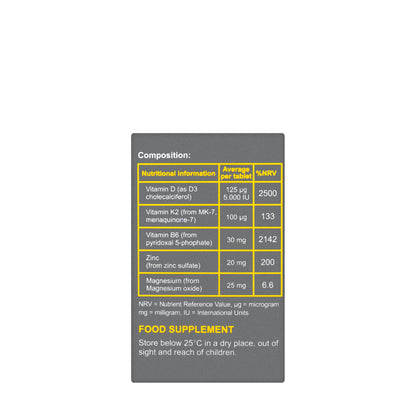 Roy Vit-D3 5000IU + K2 30 Tablets
