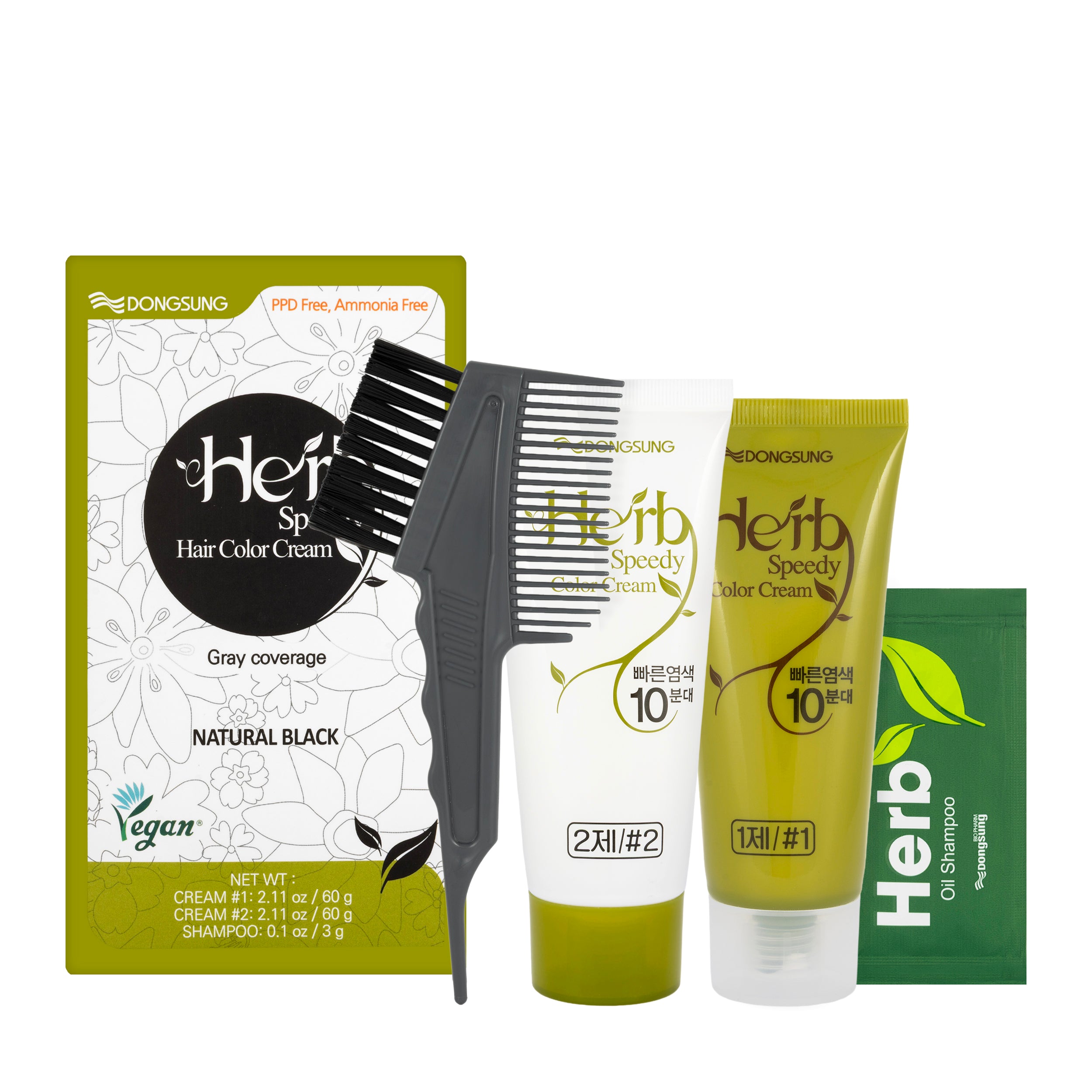 Herb Speedy Natural Black Hair Colour Cream