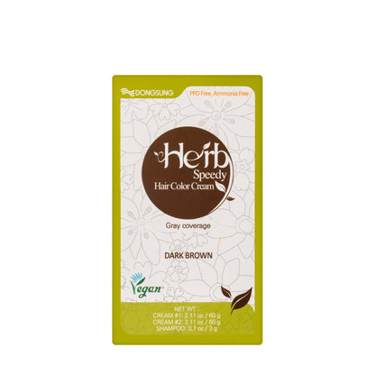 Herb Speedy Dark Brown Hair Colour Cream