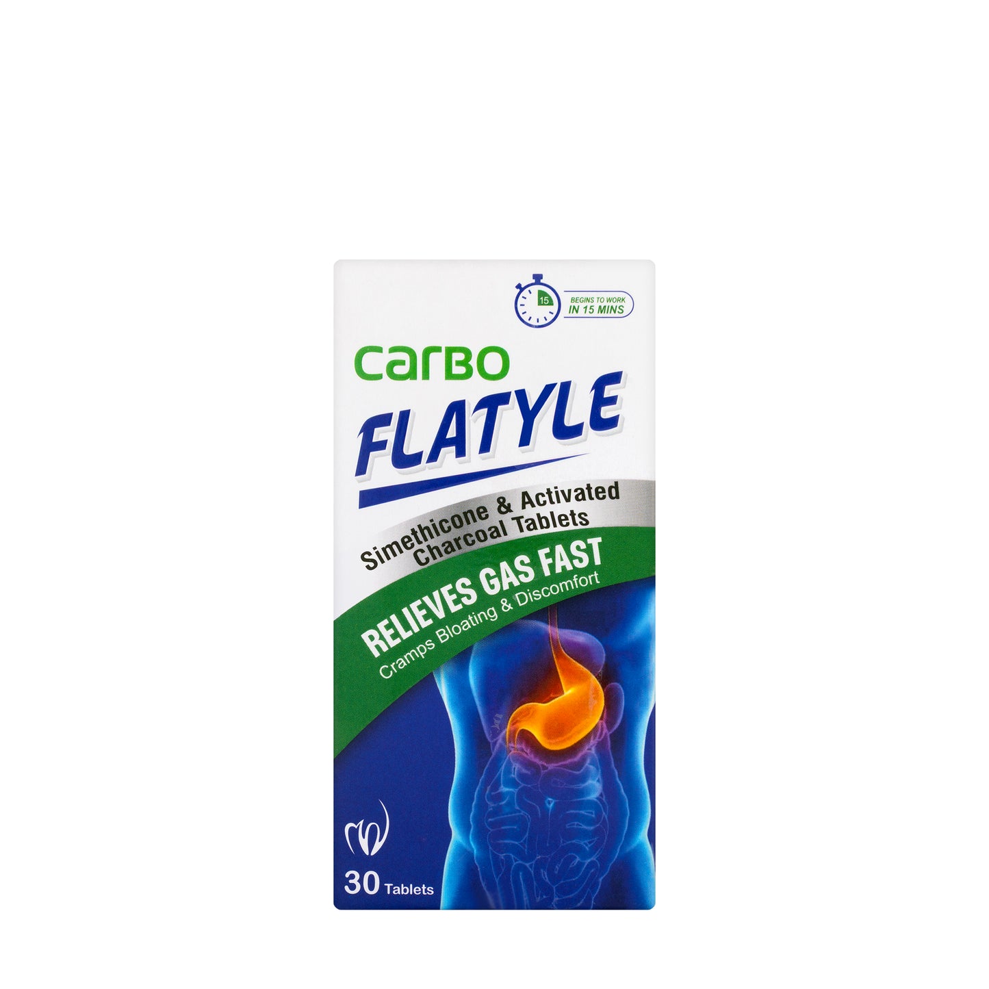 Carbo Flatyle 30 Tablets