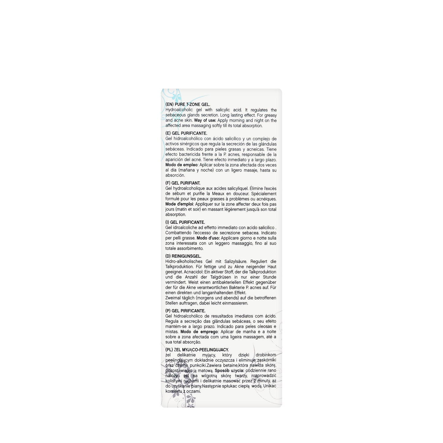 Postquam Pure T-Zone Gel 100Ml