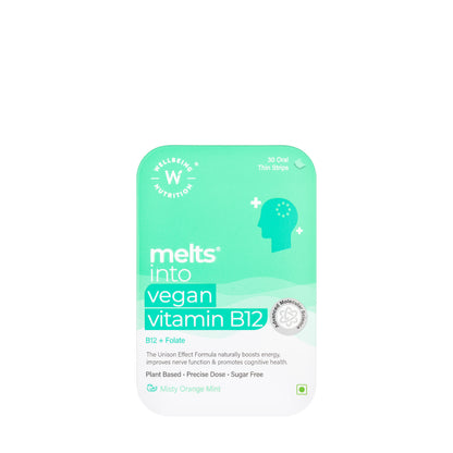 Wellbeing Melts Vegan Vitamin B12 30 Strips