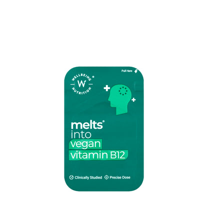 Wellbeing Melts Vegan Vitamin B12 30 Strips