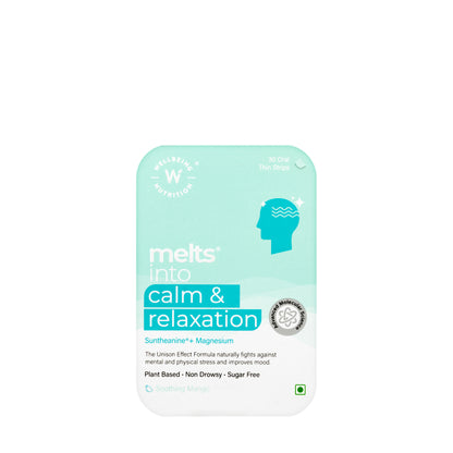 Wellbeing Melts Calm And Relaxation 30 Strips