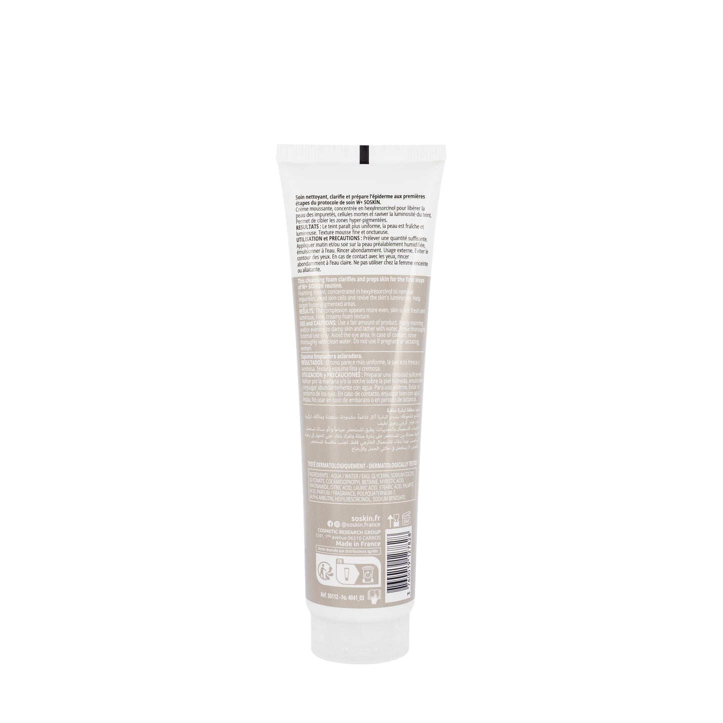 Soskin W+Clarifying Cleansing Foam 100Ml