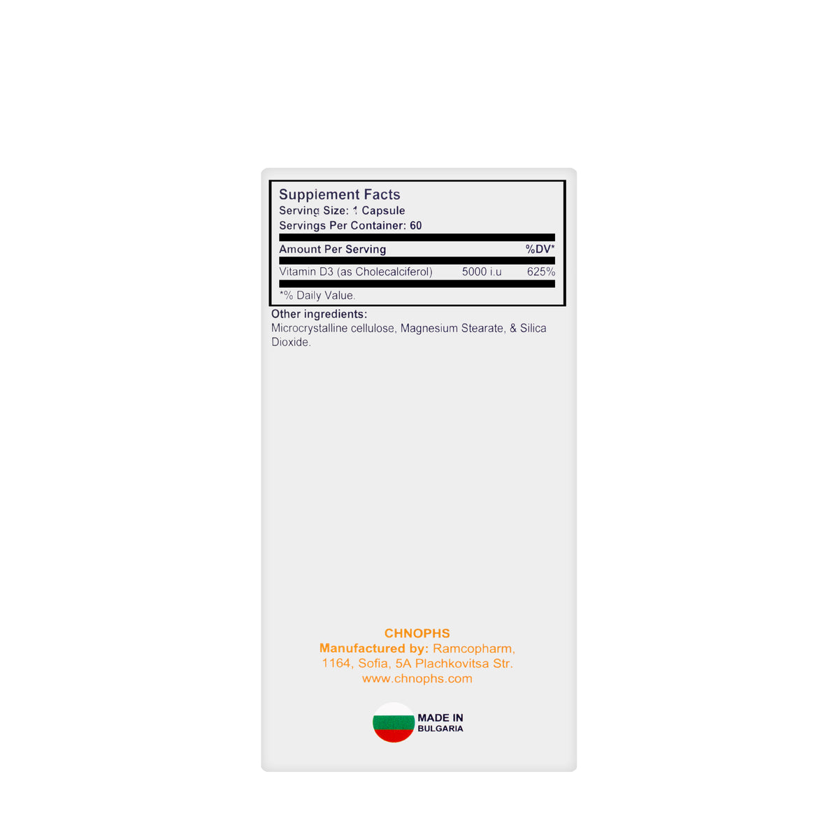 Luca D 5000 IU 60 Capsules