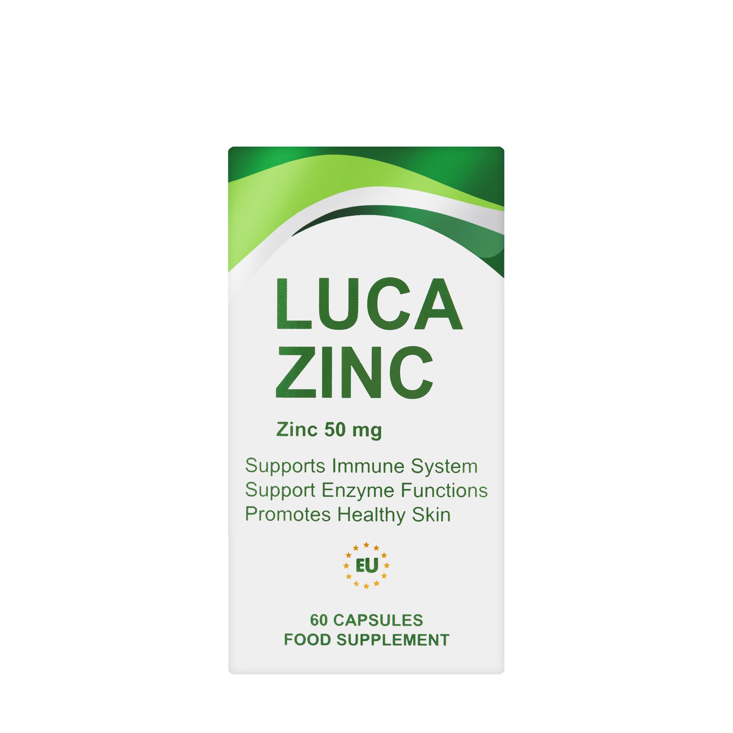 Luca Zinc 50Mg 60 Capsules