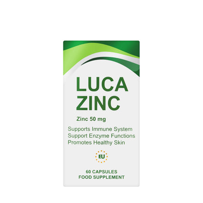 Luca Zinc 50Mg 60 Capsules