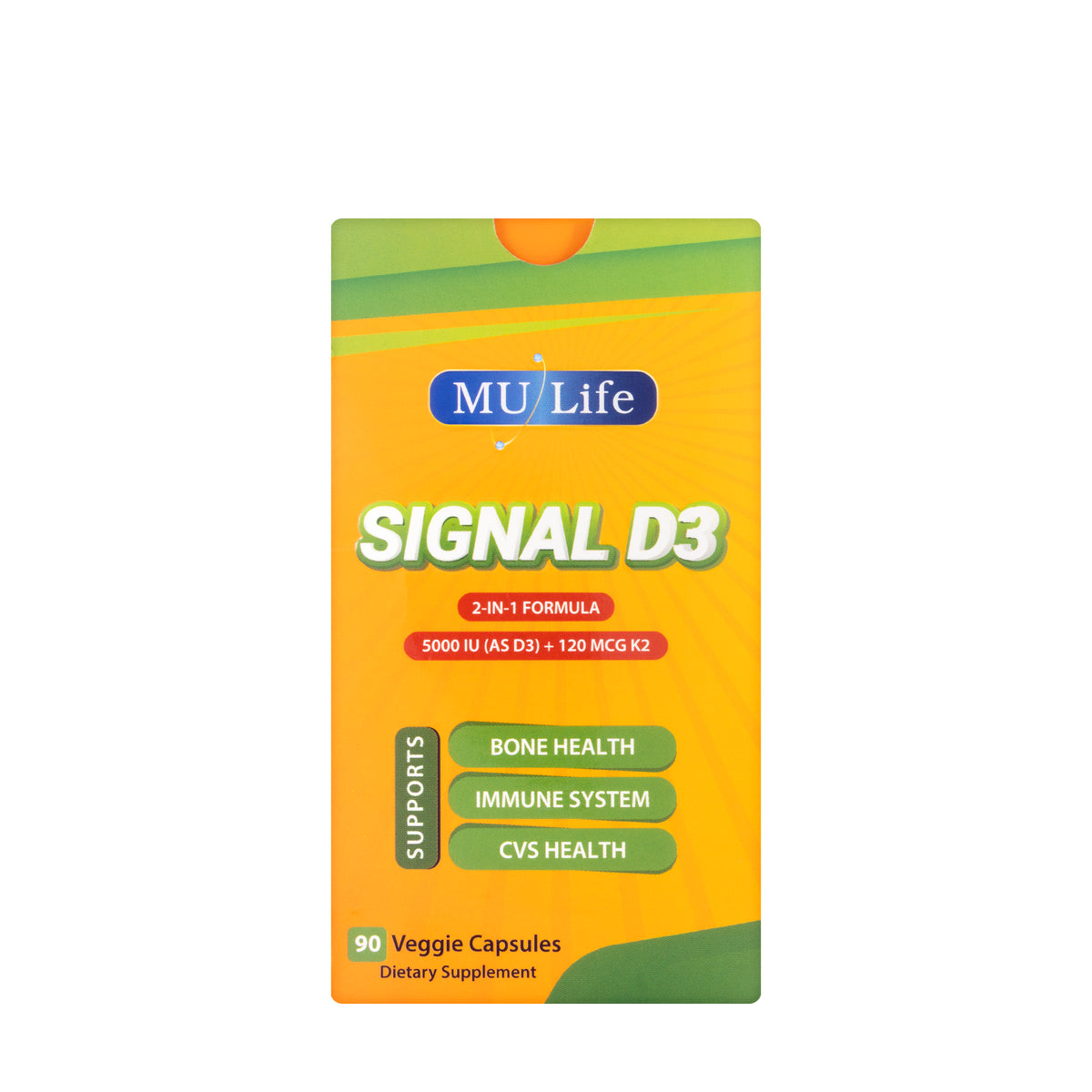 MU Life Signal D3 5000IU 90 Capsules
