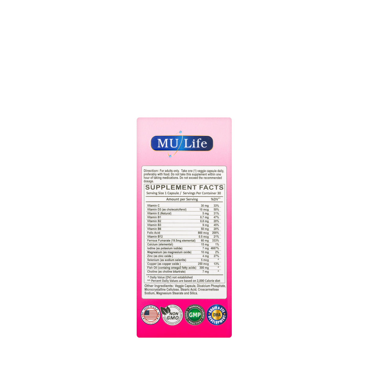 MU Life Mom Fetus Complete 30 Capsules