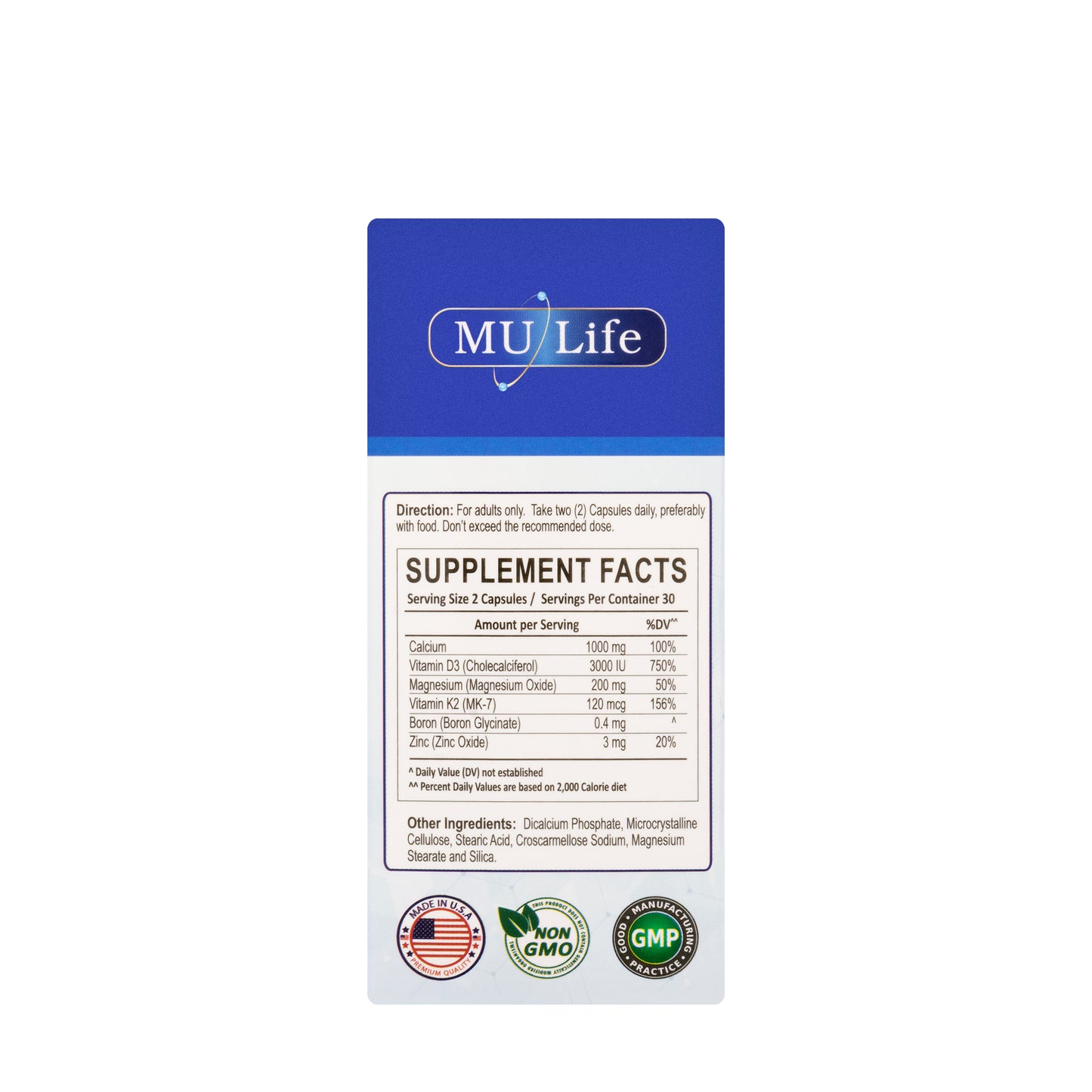 MU Life Maxi Bone 60 Capsules