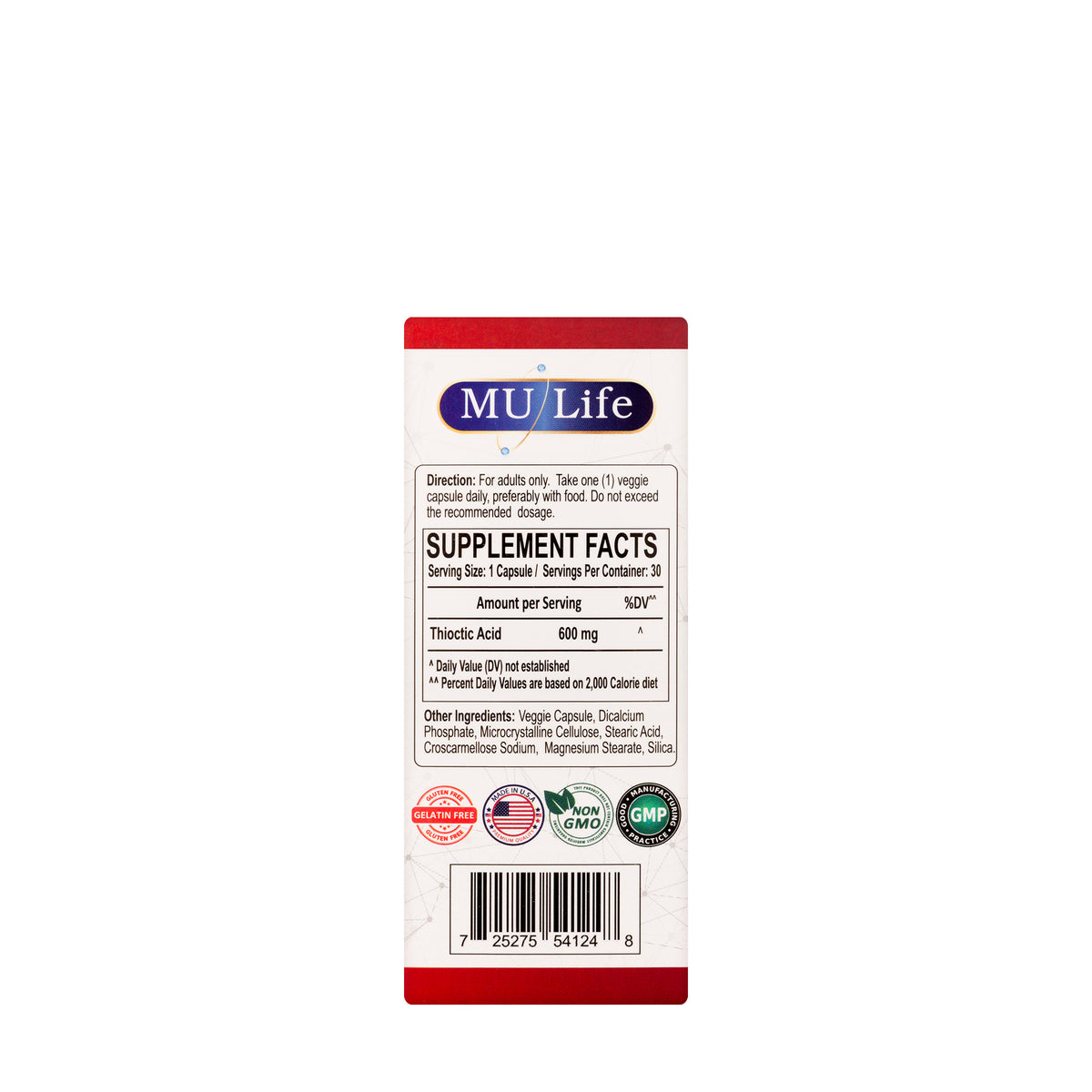 MU Life Zetamax 30 Capsules