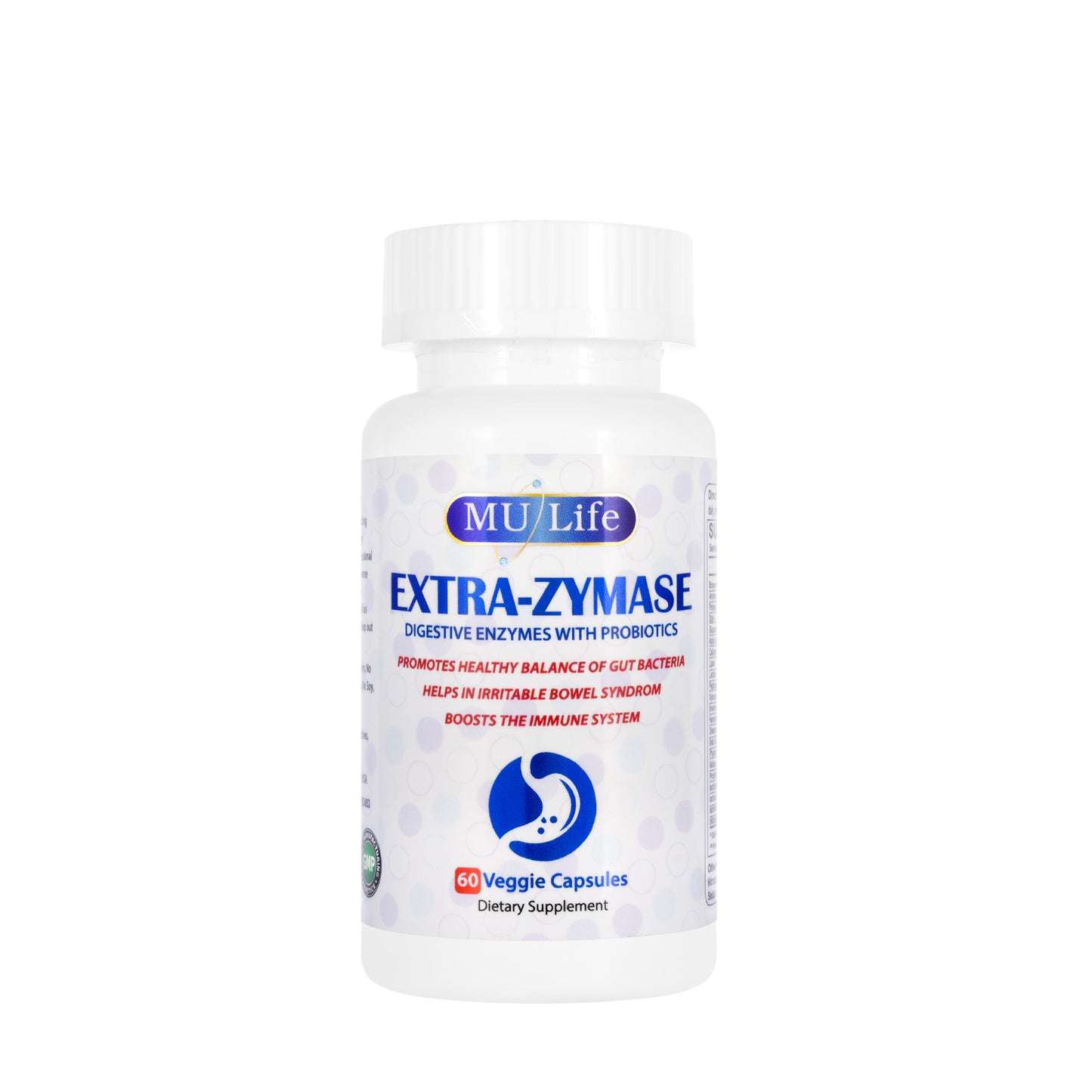 MU Life Extra Zymase 60 Capsules