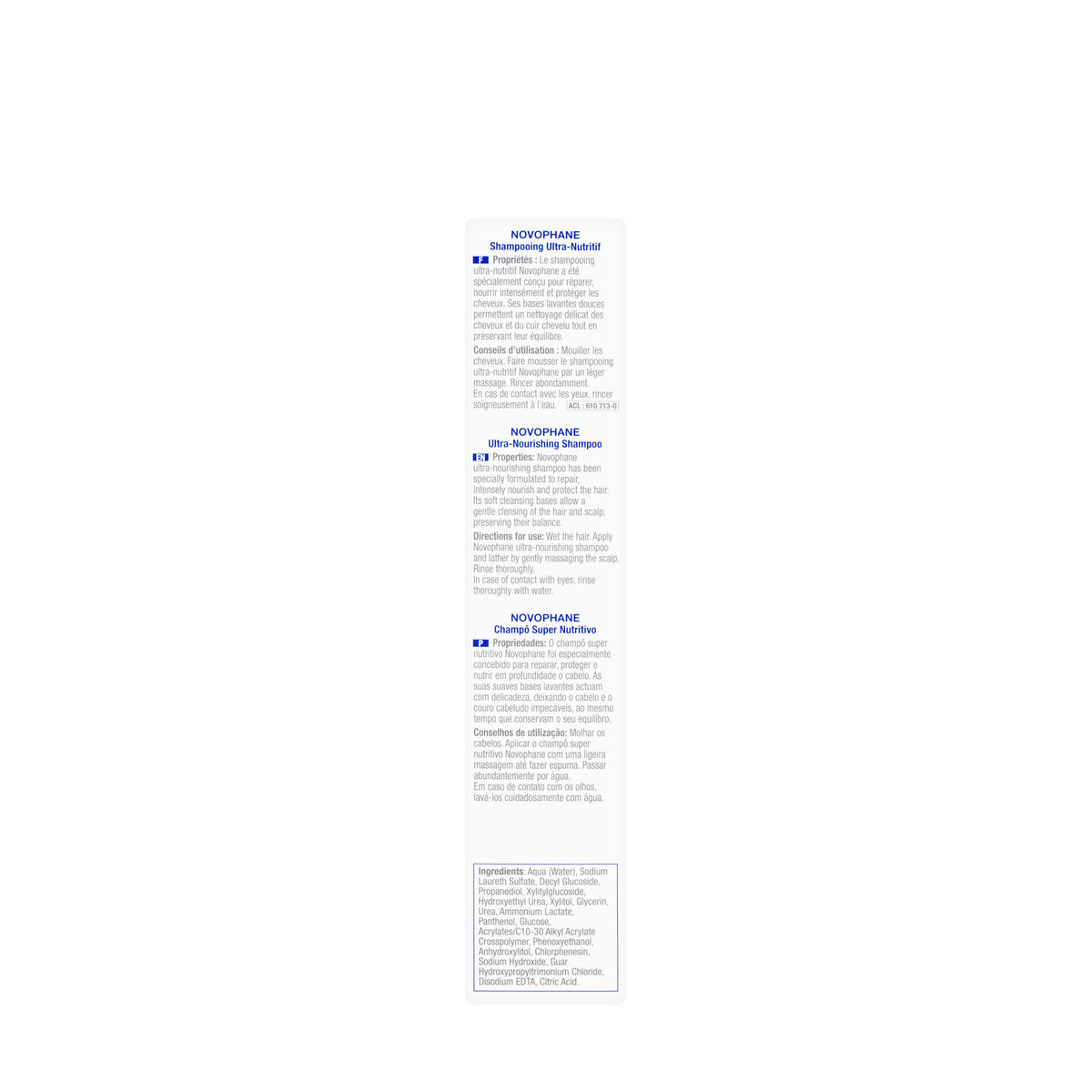 ACM Novophane Ultra Nourishing Shampoo 200Ml