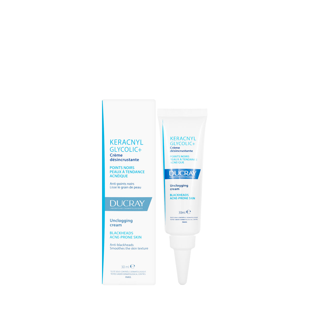 Ducray Keracynl Glycolic+Unclog Cream 30Ml[016]