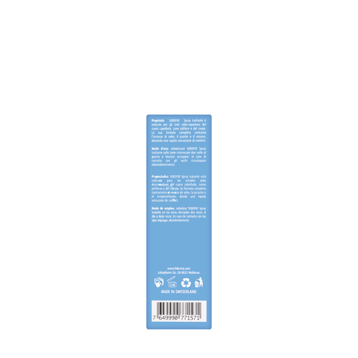 Fiderma Sebofid Treatment Spray 50Ml