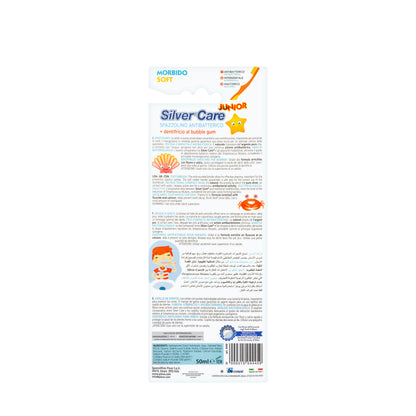 Silver Care Junior Toothbrush+Kids Bubble Gum ToothPaste 50 Ml [4445]