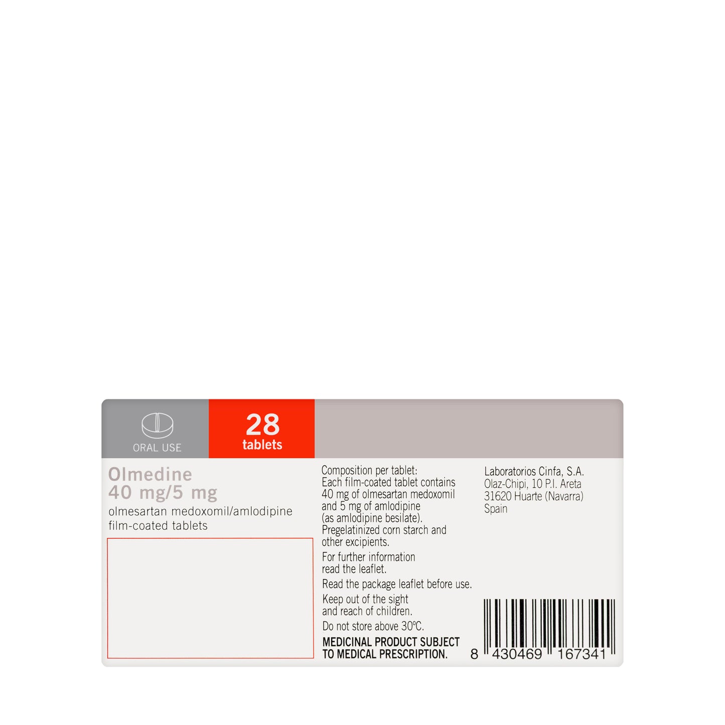 Olmedine 40/5 Mg 28 Tablet