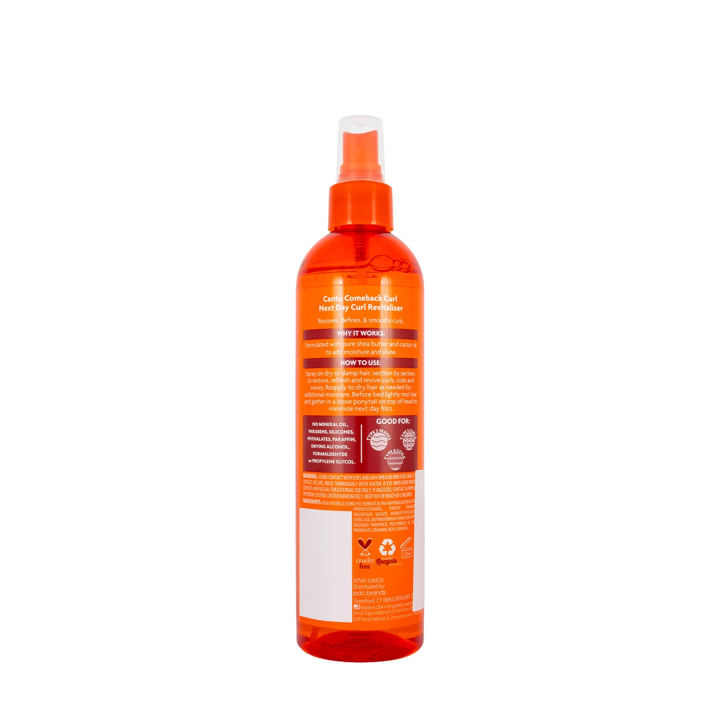 Cantu Comeback Next Day Curl Revitalizer 355 Ml