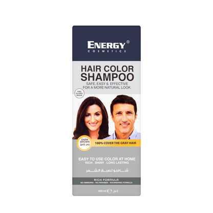 Energy [Dark Brown] Hair Color Shampoo 400 Ml