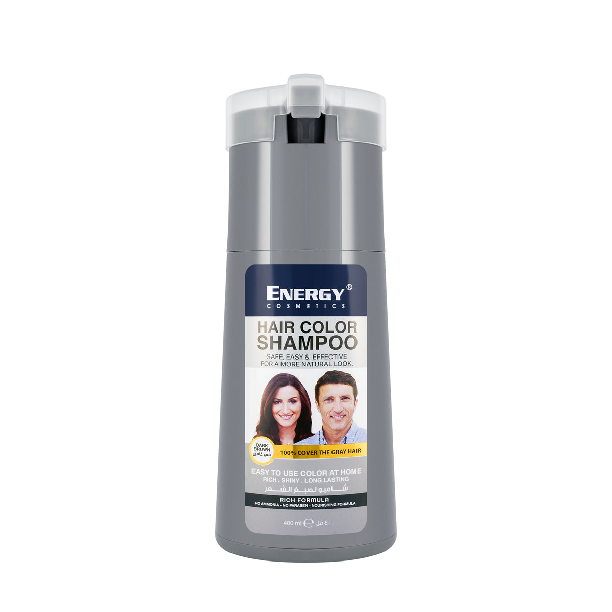 Energy [Dark Brown] Hair Color Shampoo 400 Ml