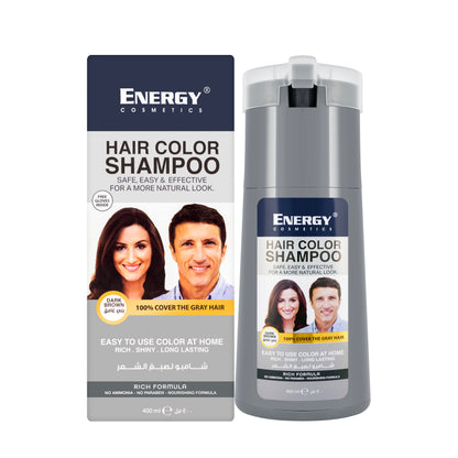 Energy [Dark Brown] Hair Color Shampoo 400 Ml