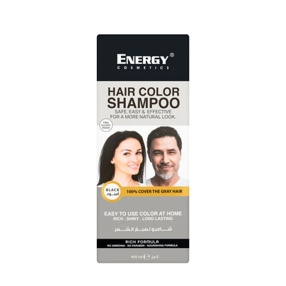 Energy [Black] Hair Color Shampoo 400 Ml