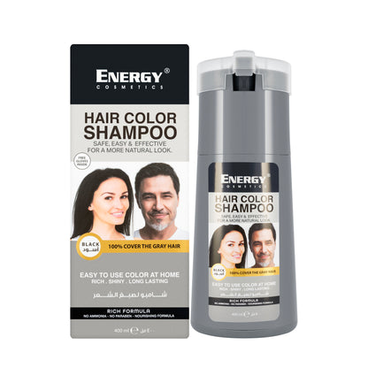 Energy [Black] Hair Color Shampoo 400 Ml