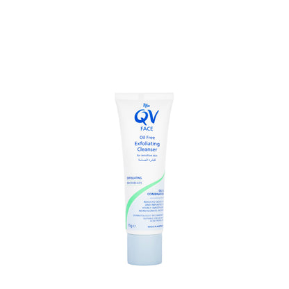 QV Face Oil Free [Oily and Compination Skin]Exfoliating Cleanser 75 Gm