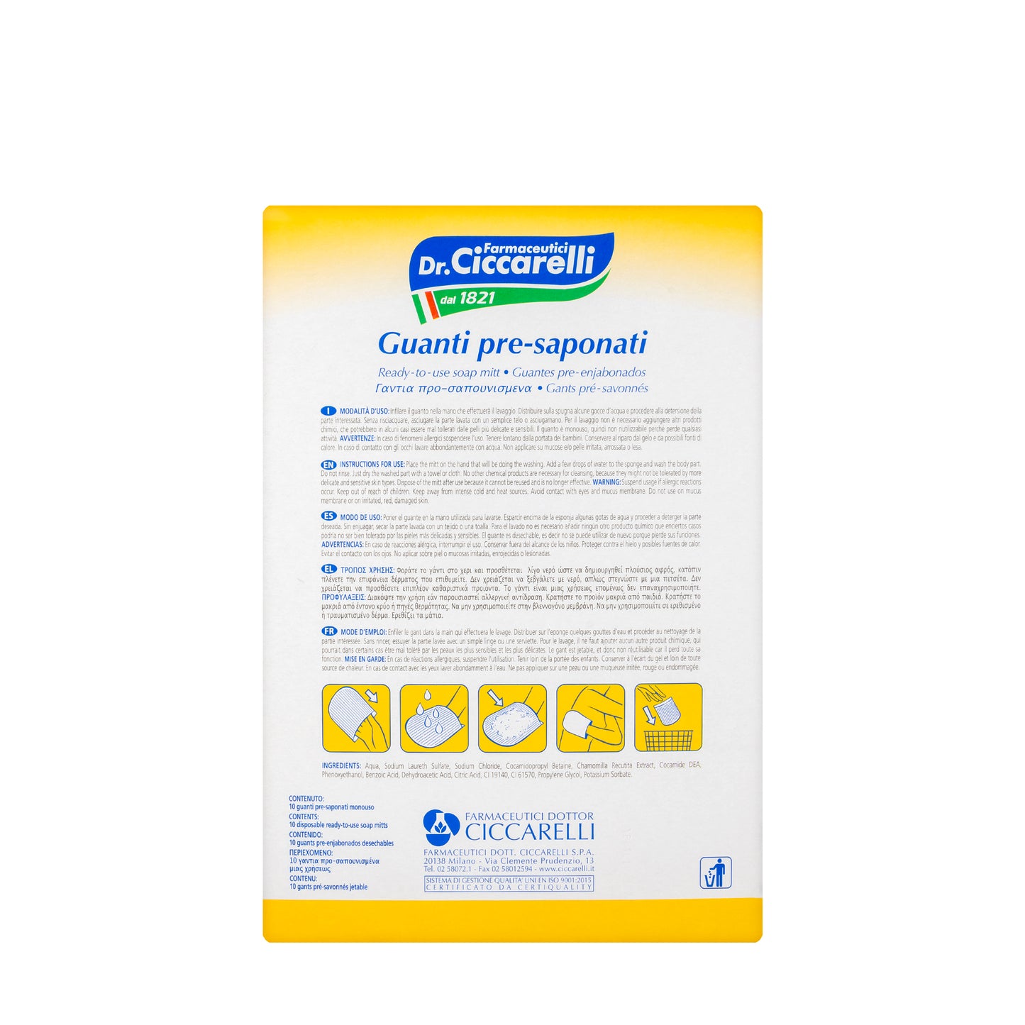 Ciccarelli Ready To Use Soap 10 Piece