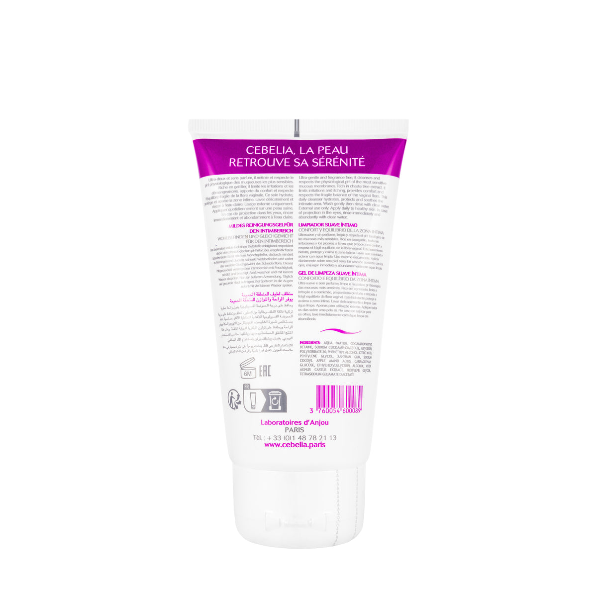 Cebelia Gentle Intimate Cleanser 150 Ml