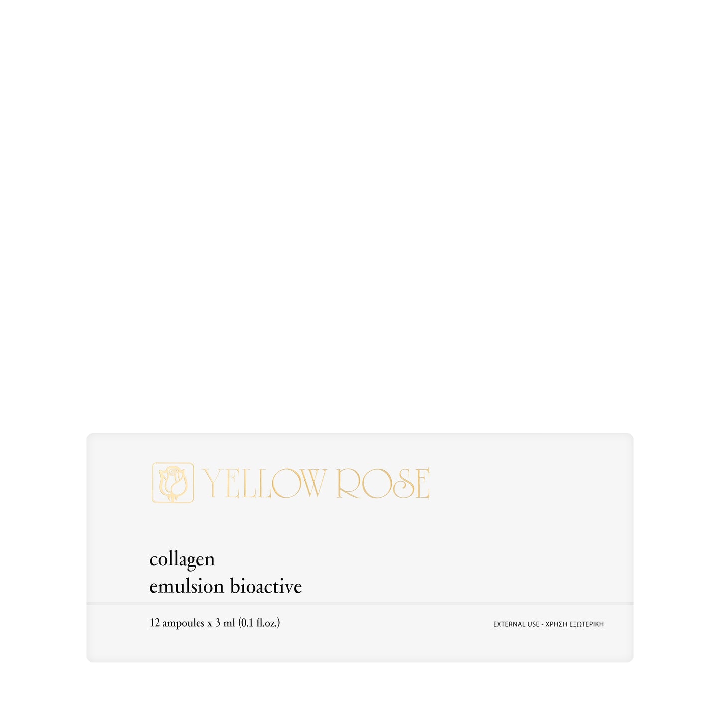 Yellow Rose Collagen Emulsion Ampoule 12X3 Ml