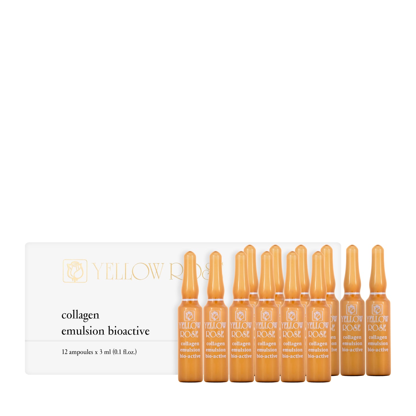 Yellow Rose Collagen Emulsion Ampoule 12X3 Ml