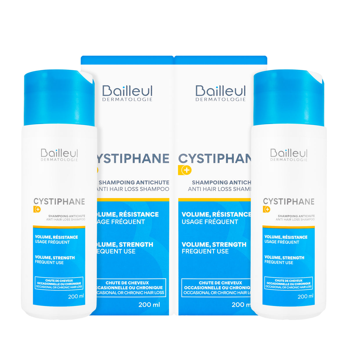 Cystiphane Anti Hair Loss Shampoo 200 Ml 2 Piece Offer