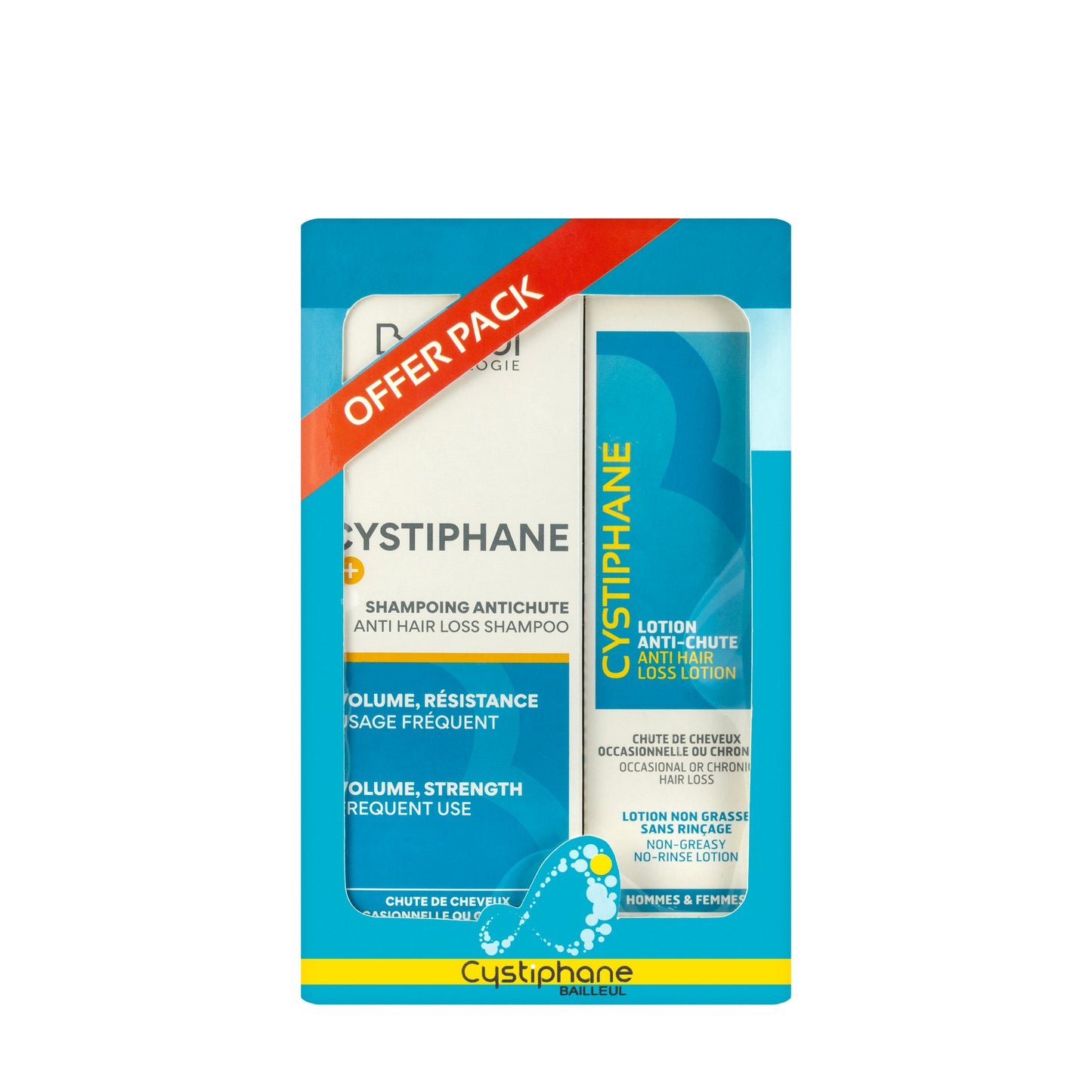 Cystiphane Anti Hair Loss Shampoo 200 Ml 2 Piece Offer