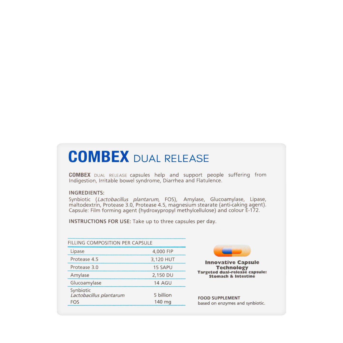 Combex Dual Realease 20 capsule