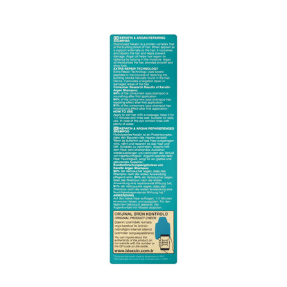 Bioxcin Keratin & Argan Repair Shampoo 300ml