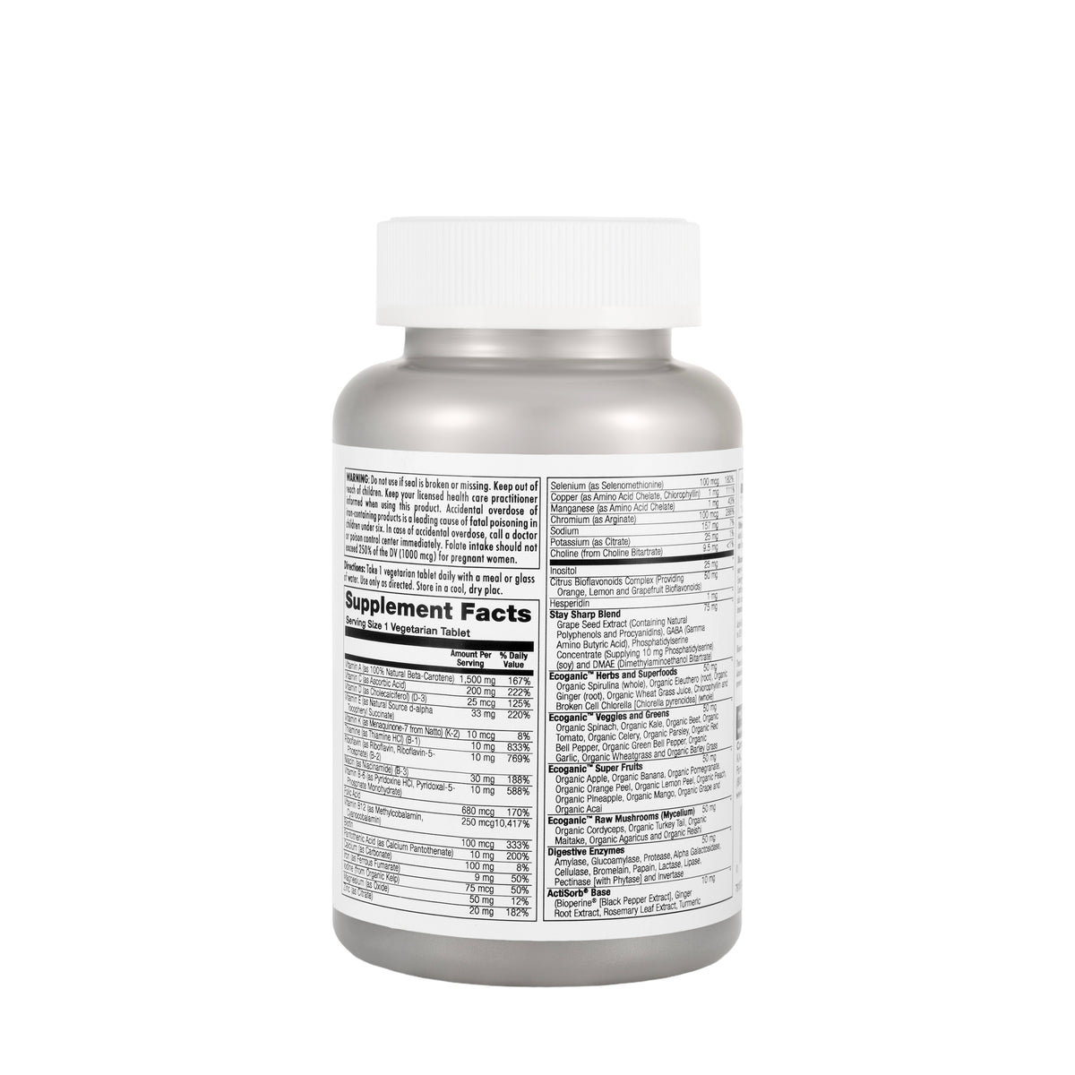 KAL Enhanced Energy Teen 60Tablets