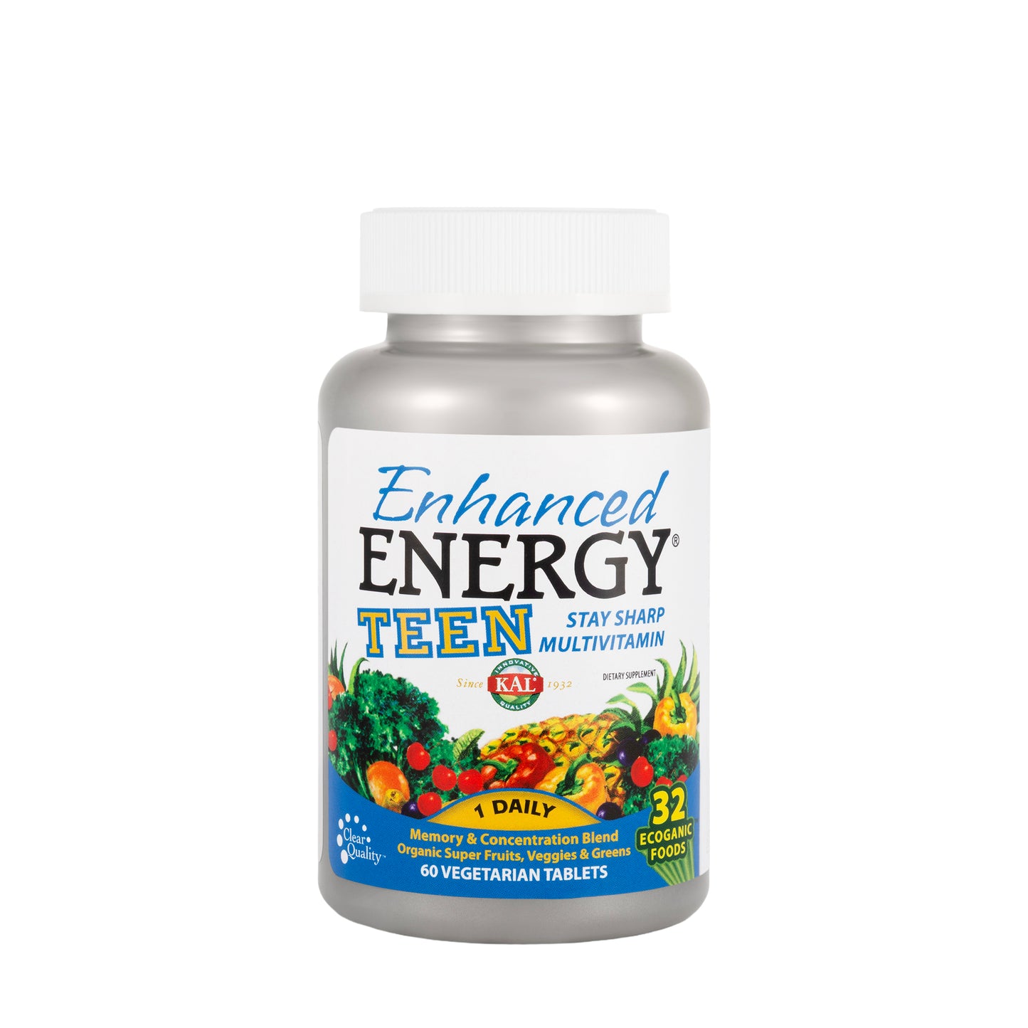 KAL Enhanced Energy Teen 60Tablets
