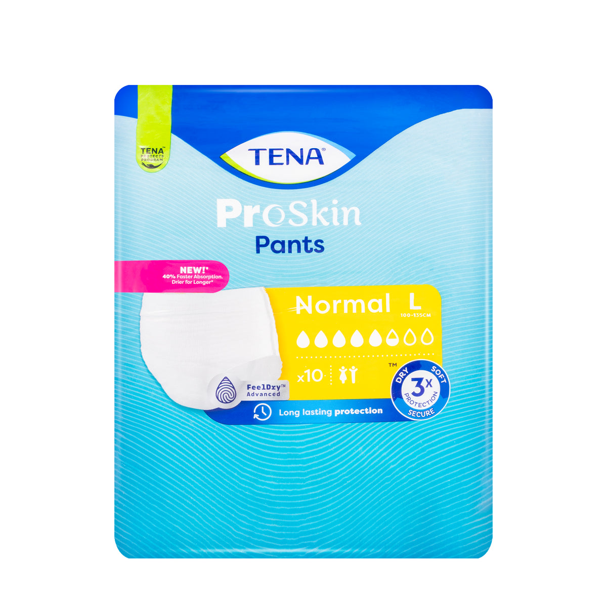 Tena Proskin Pants Normal [L] 10 Pieces