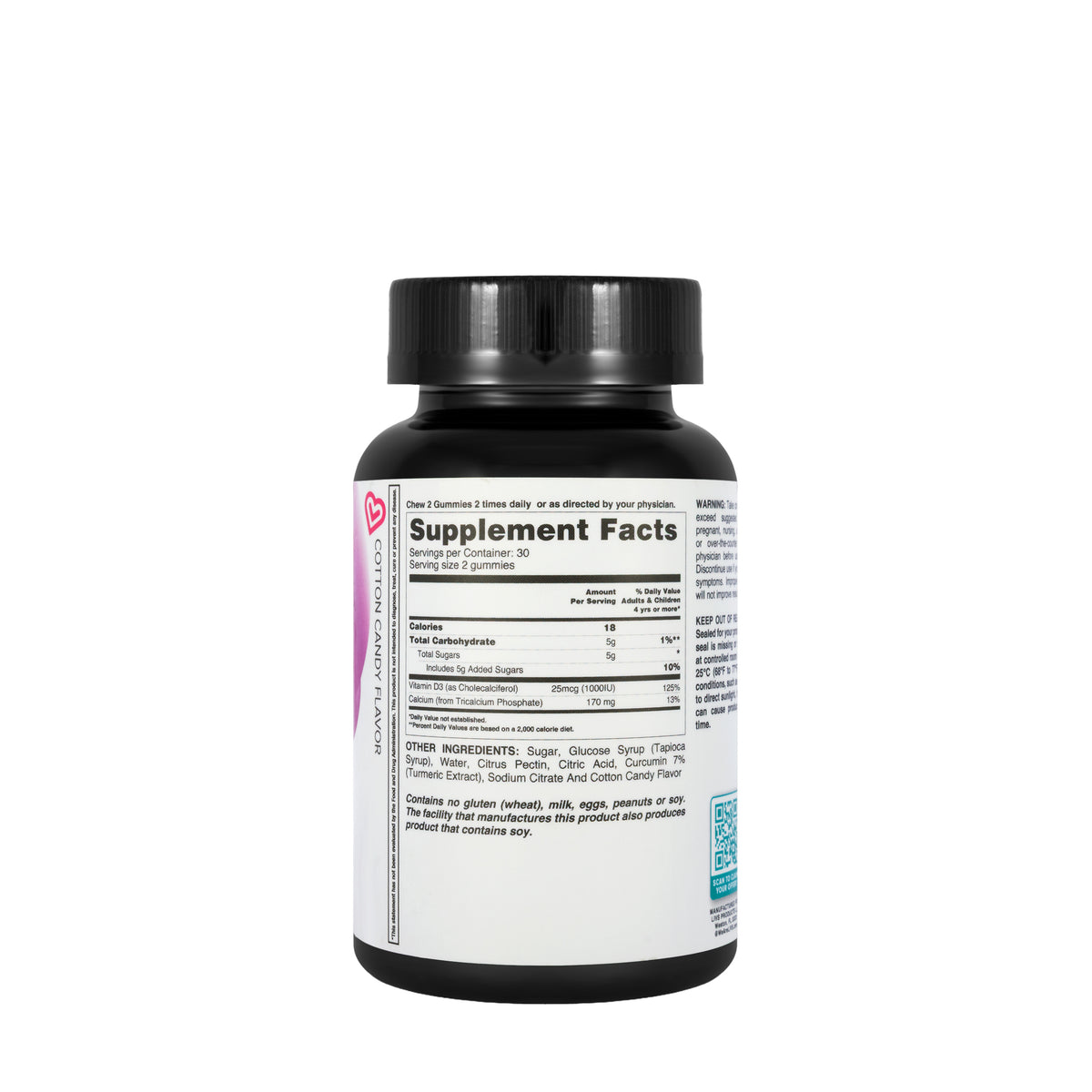 Livs Calcium + Vitamin D 60 Gummies