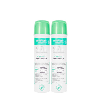 SVR Spiral Vegetal Deodrant Spray 2x75 ml Offer