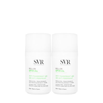 SVR Spiral Deodrant Roll [White] 2x50 ml Offer